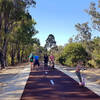 Collie River Trail is a dual use family friendly path.