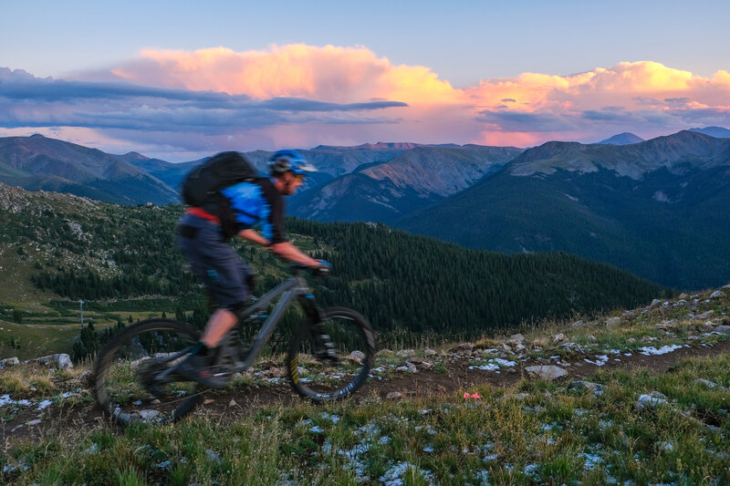 This trail is a great place to enjoy a summer evening sunset.