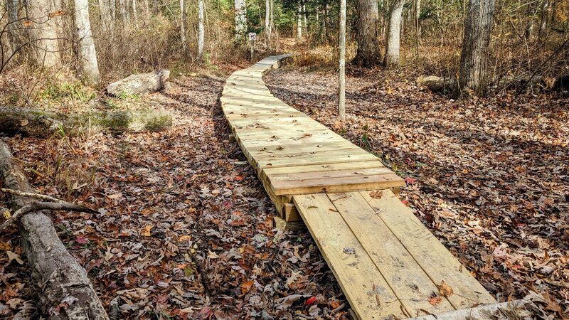 SMMB extended the bridge to cover the muddy area also.