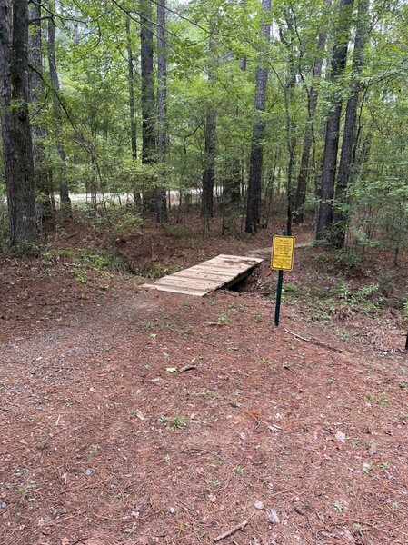 Starting bridge to the Orange Trail section.