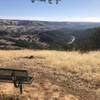 South Fork American River from the top of Sky Ridge Trail.