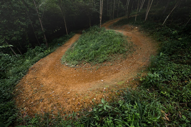 Berm after berm.