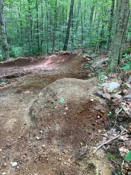 Machine built rollers and berms on Twisted Underpants.