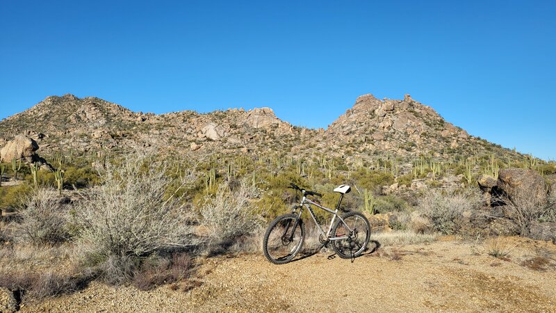 View of Granite Mountain from Powerline Road #2.