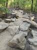 One of several rock bridges along the Blackjack Trail. This feature is easier to ride than it looks.