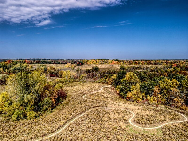 Bartlett Ridge drone looking north.