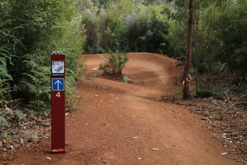 Trail entry to Busted Nuts