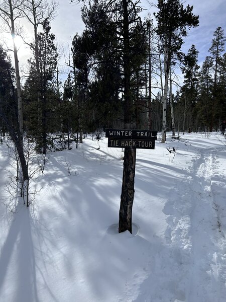 Tie Hack Tour / Winter Trail.