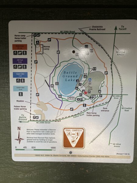 Battle Ground Lake Park Map