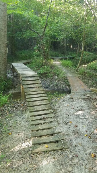 Bridge crossing at BC/Creek Loops.