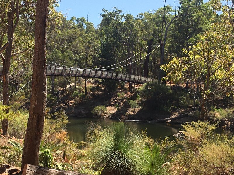 The new Dwaalindjiraap bridge (pedestrians/cyclists only)