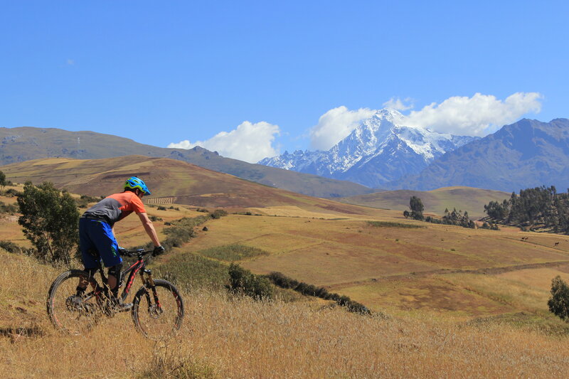 Riding ancient trails in the Sacred Valley of Cusco.