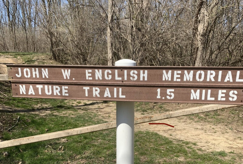 John W. English Memorial Nature Trail 2.5 miles (extended to 7.5miles)