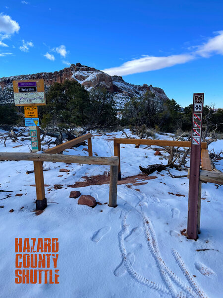 Hawks Glide - light spring dusting