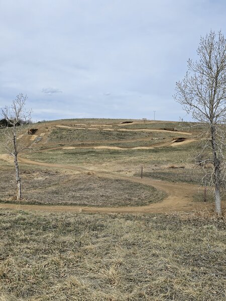 Cherry Creek Reservoir Mountain Bike Terrain Upgraded April 2023.