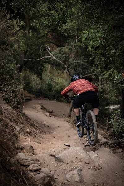 One of the first few switchbacks on EL P