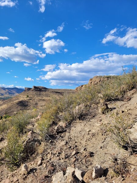 Just a view looking north from the trail.