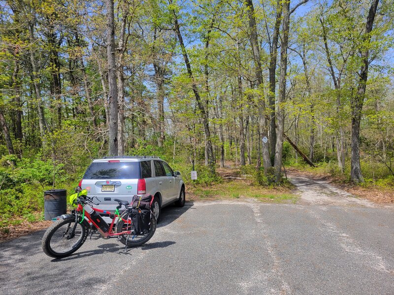 Trailhead parking.