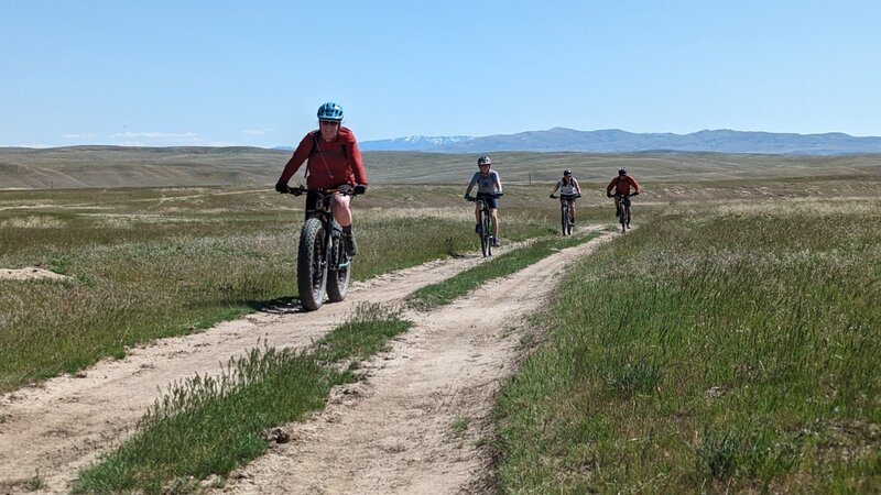 Local MTB team in training.