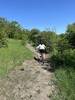 A little incline on the south "blue" loop.