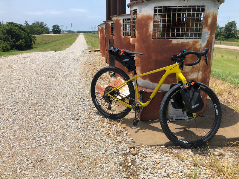 Taking a break about 10 miles from the north end of trail