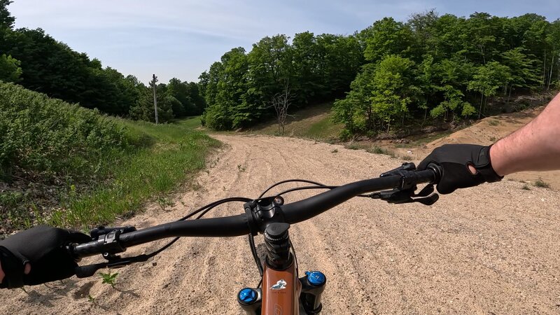 Driving Range Trail sand pit