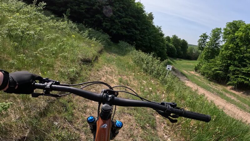 Left of Sand Pit back on a trail.