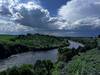 View west from Fall River trestle