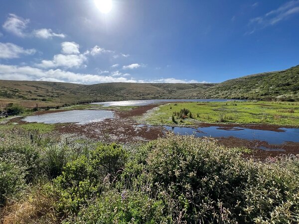 One of the beautiful estuaries on the ride.