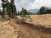 One of the final flowy berms towards the bottom of the Forbidden Forest trail.