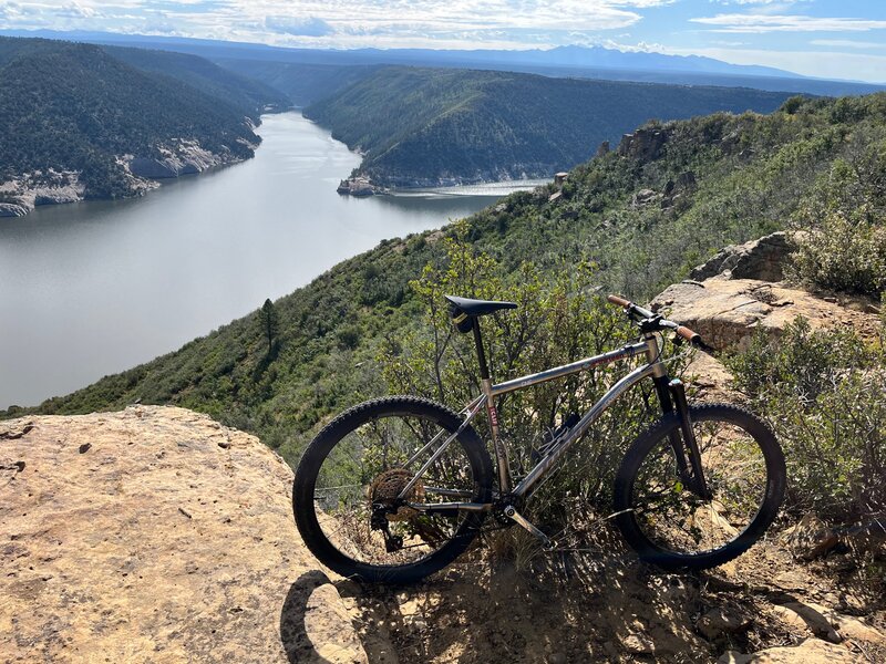 Great views into La Plata Mtns., Telluride, Blue Mtns. and Sleeping Ute overlooking Mc Phee Res.