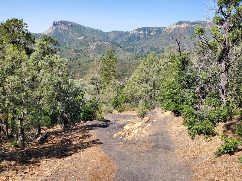 Distant views to the west.