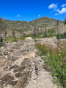 Area of road closure near Grand Lake due to Troublesome Fire 2020.