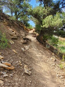 Ledges and a steep cliffy section of Drop Over.