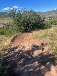Steep rocky section.