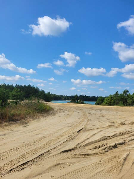 Sandy trail section