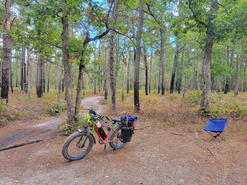 Intersection with The Squankum Trail