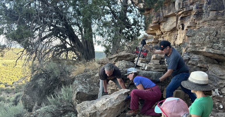 Trail building, it took a village.