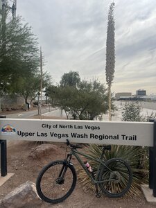 Beginning of the Upper Wash Trail.