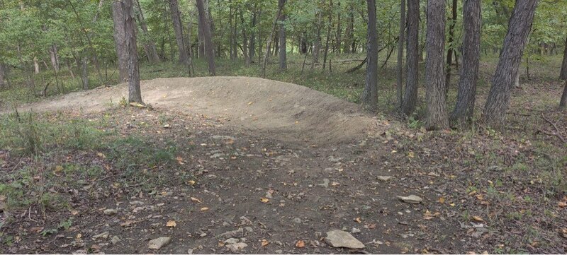 large berm after step down