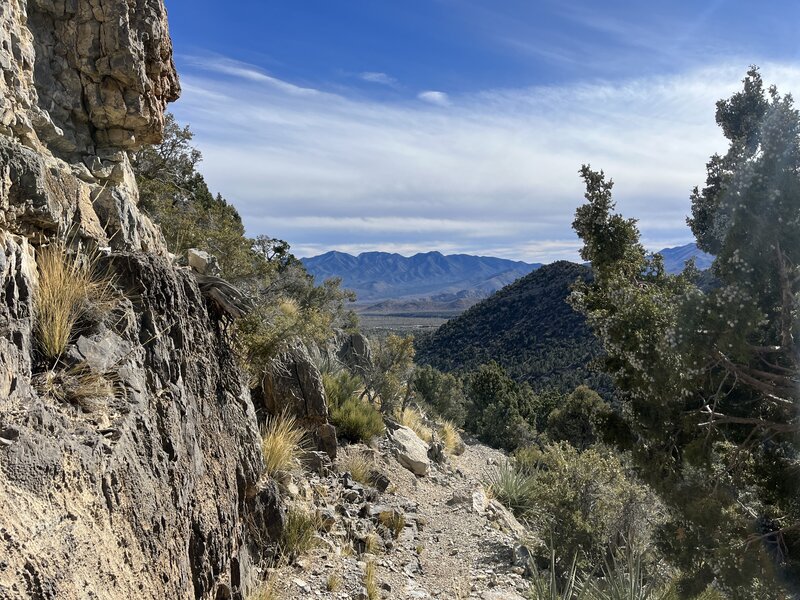 Down canyon views.