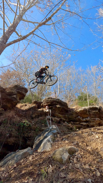 Mike Samson dropping out of the Boneyard.