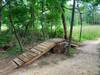 One of multiple features along the Aspen singletrack.