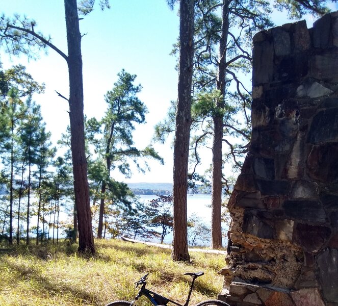 Old Fireplace on Electric Island