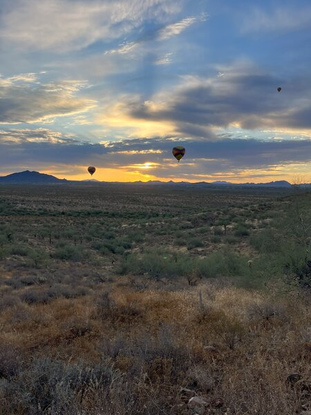 Morning balloons on Sidewinder