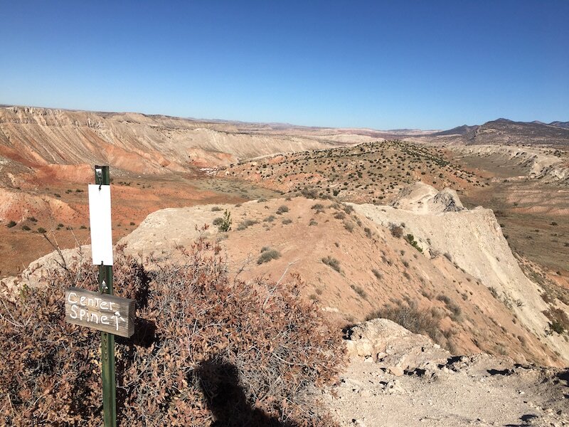 Looking over the center spine. Incredible scenery!