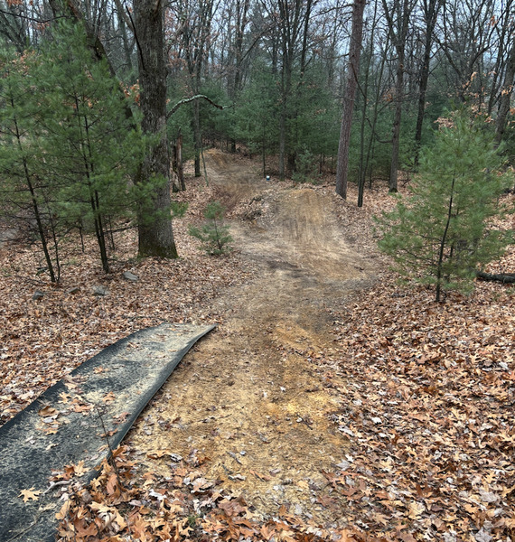 Looking down the first section of Danismalles.