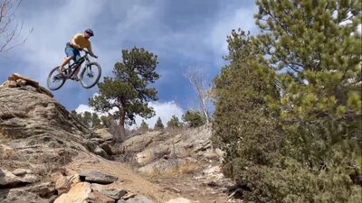 Hitting the big drop!
