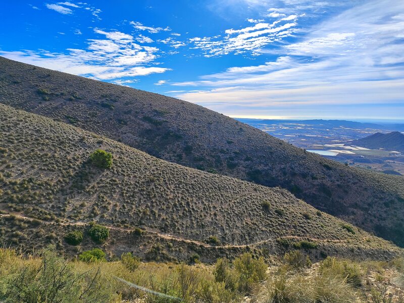 Coll del Pla Cafeu (Mediterranean sea in the background)