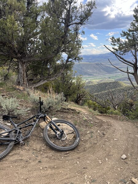 Top of Fire in the Mountain / end of Ward Peak trail.